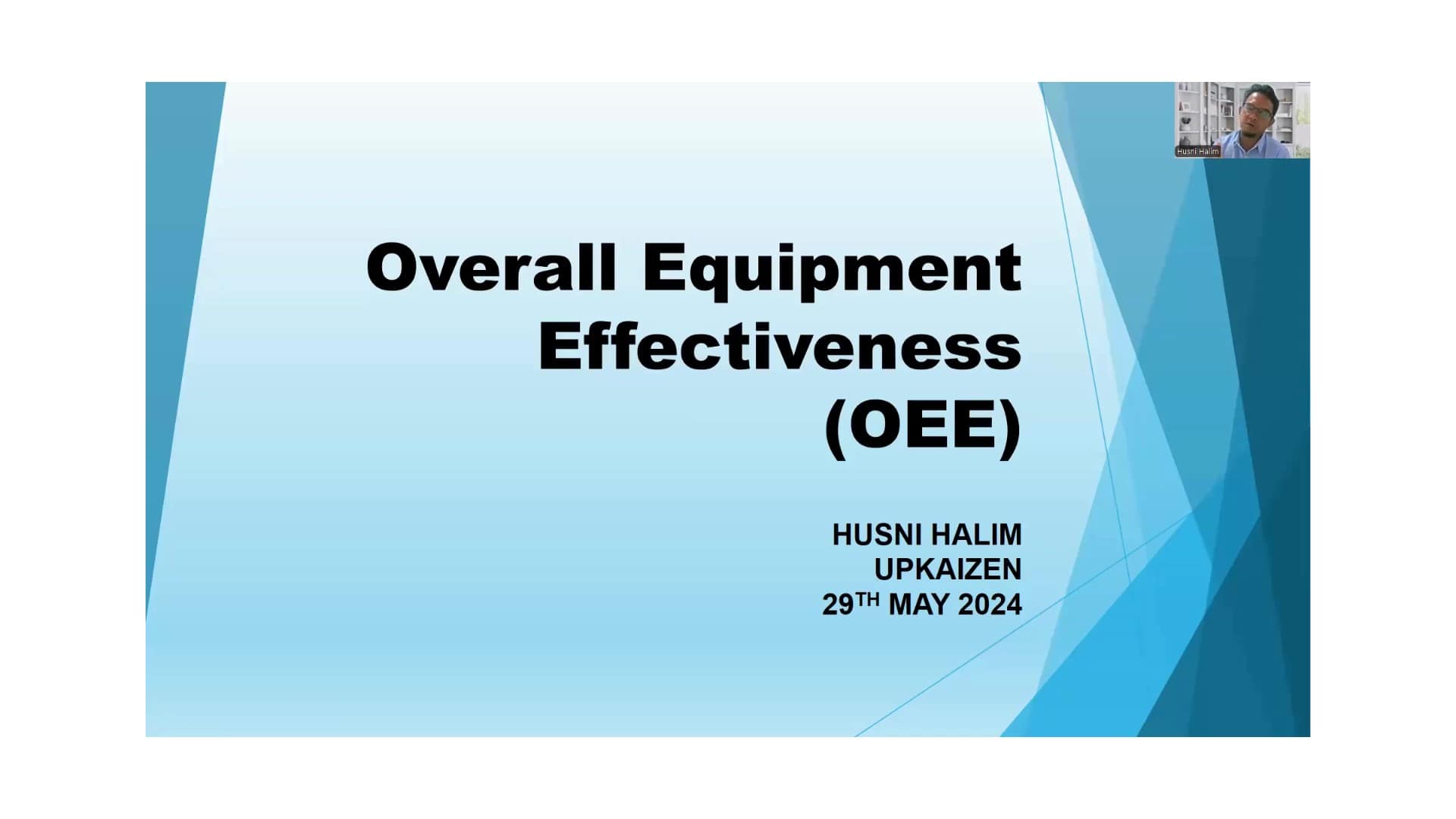 Overall Equipment Effectiveness